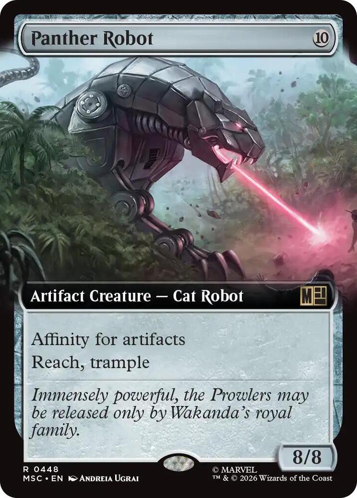Panther Robot (Extended Art) | Commander: Marvel Super Heroes #448