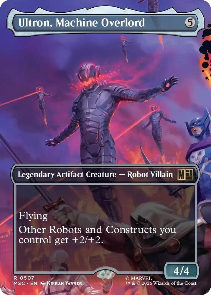 Ultron, Machine Overlord (Borderless) | Commander: Marvel Super Heroes #507