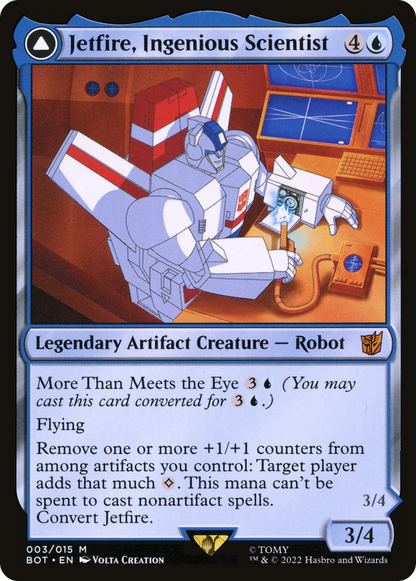 Jetfire, Ingenious Scientist // Jetfire, Air Guardian | Universes Beyond: Transformers #3