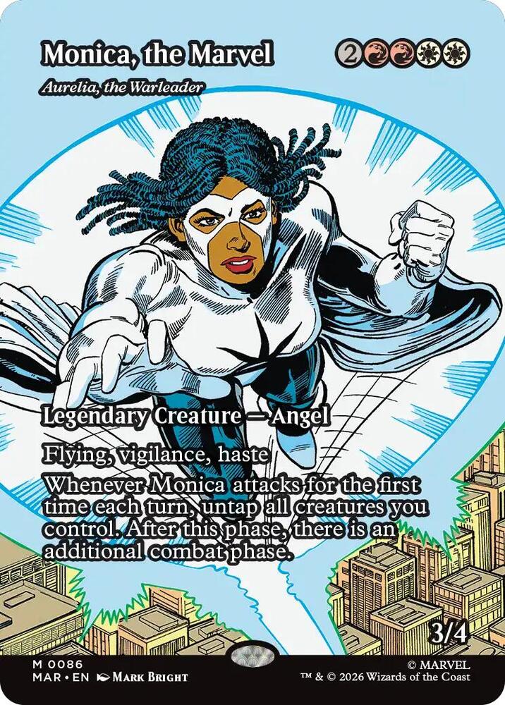 Monica, the Marvel - Aurelia, the Warleader (Borderless) | Marvel Universe Eternal-Legal #86