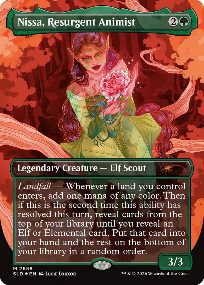 Nissa, Resurgent Animist | Secret Lair Drop Series #2658