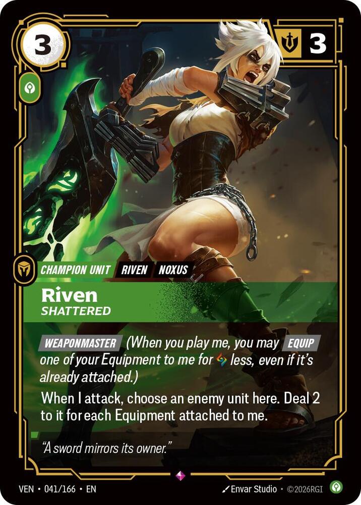 Riven, Shattered | Vendetta #041/166