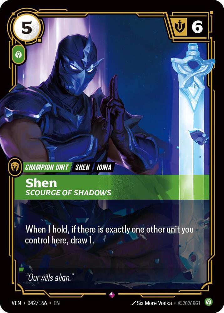 Shen, Scourge of Shadows | Vendetta #042/166