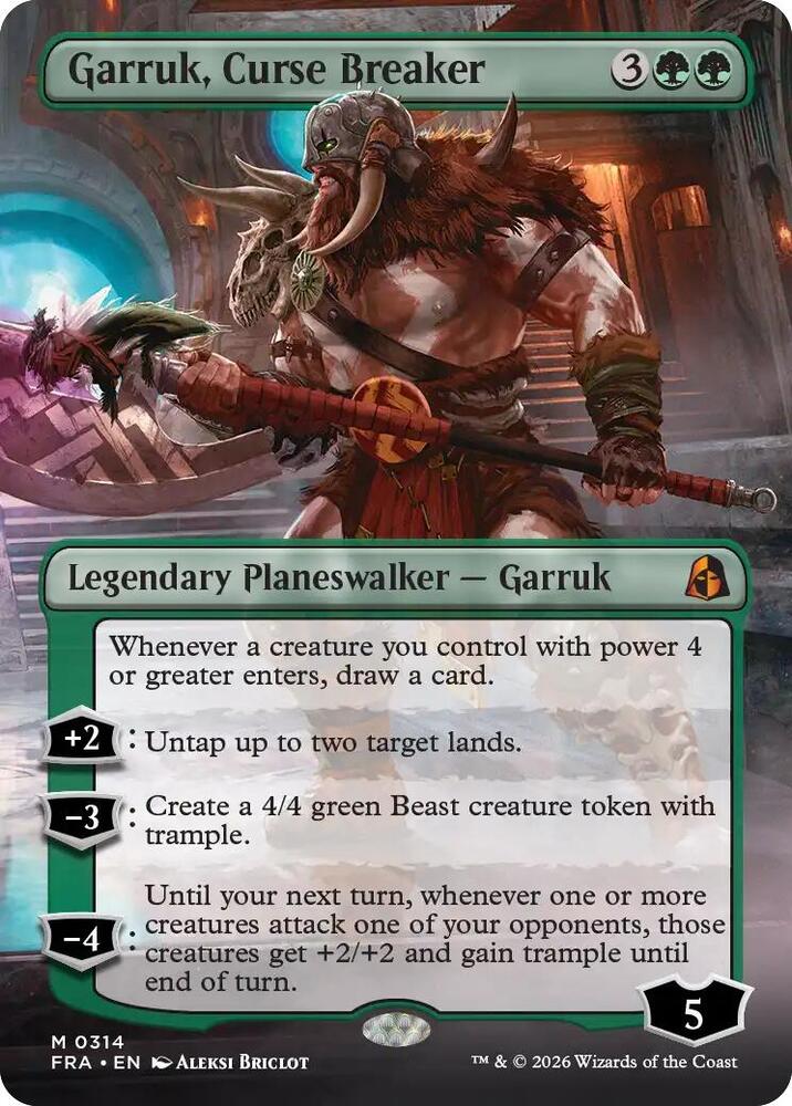 Garruk, Curse Breaker (Borderless) | Reality Fracture #314