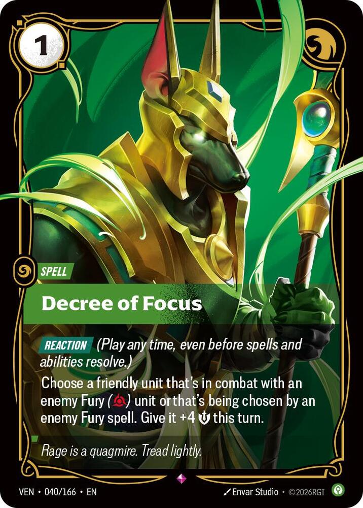 Decree of Focus | Vendetta #040/166