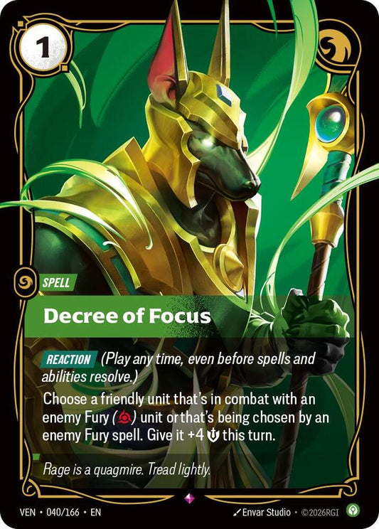 Decree of Focus | Vendetta #040/166