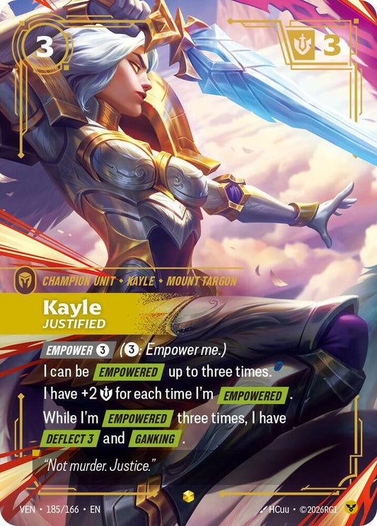 Kayle, Justified (Overnumbered) | Vendetta #185/166