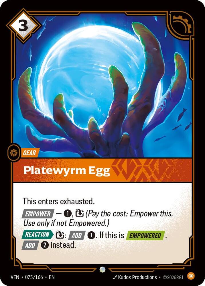 Platewyrm Egg | Vendetta #075/166