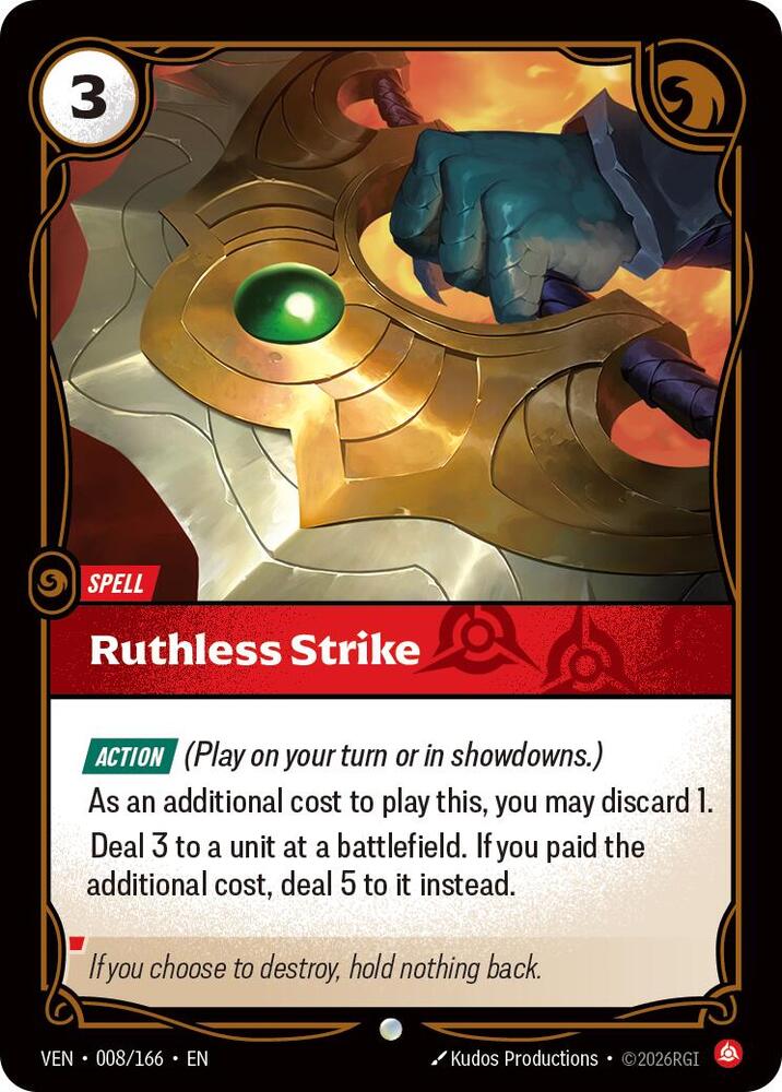 Ruthless Strike | Vendetta #008/166