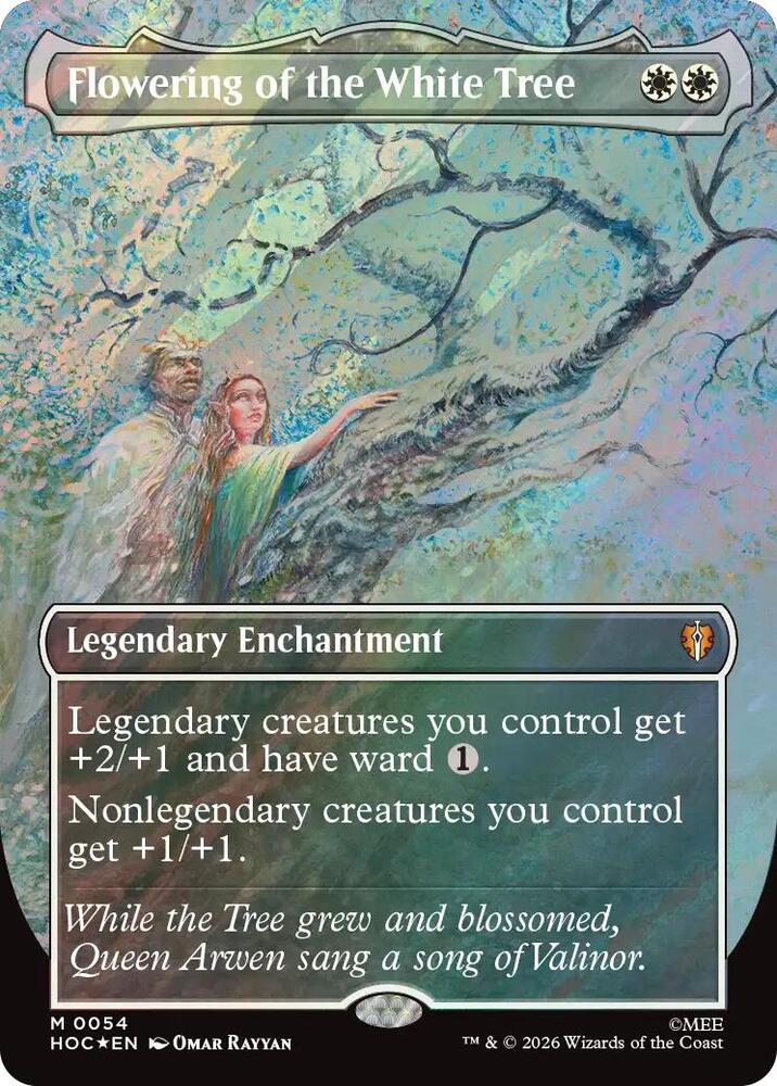 Flowering of the White Tree (Borderless) (Surge Foil) | The Hobbit: Eternal-Legal #54