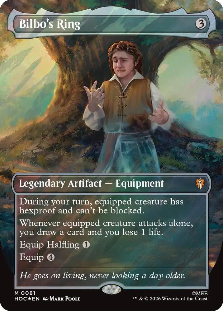 Bilbo's Ring (Borderless) (Surge Foil) | The Hobbit: Eternal-Legal #81