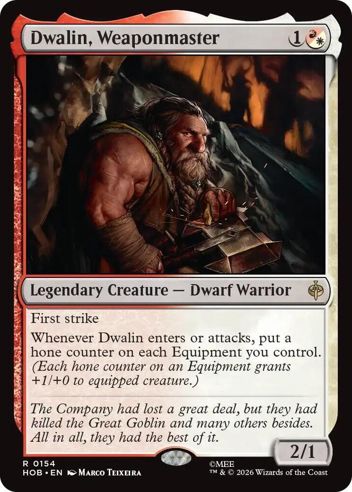 Dwalin, Weaponmaster | The Hobbit #154