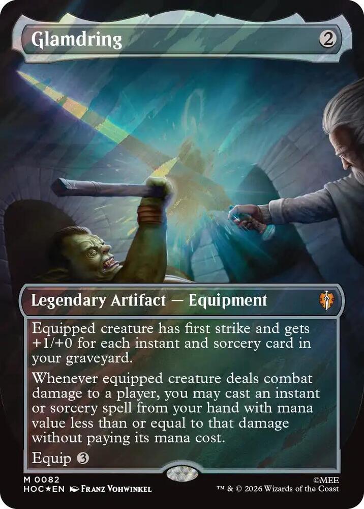 Glamdring (Borderless) (Surge Foil) | The Hobbit: Eternal-Legal #82