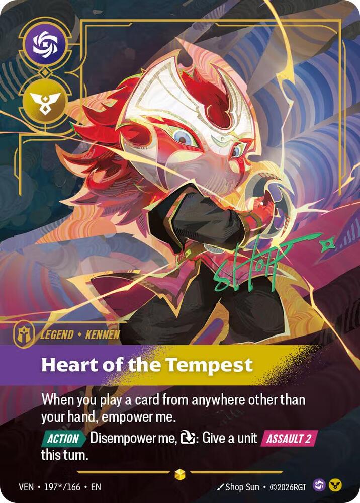 Kennen, Heart of the Tempest (Signature) | Vendetta #197*/166