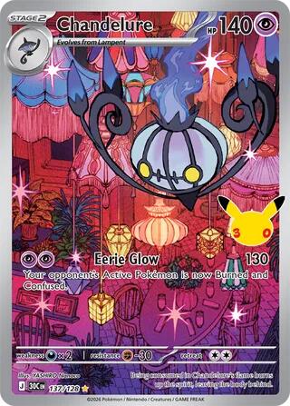 Chandelure - 137/128 | ME: 30th Celebration #137/128