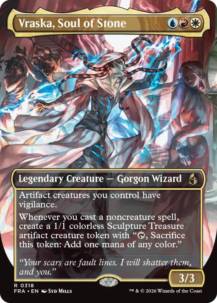 Vraska, Soul of Stone (Borderless) | Reality Fracture #318