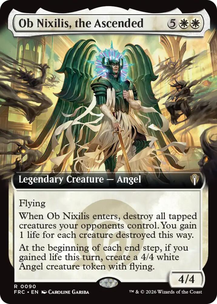 Ob Nixilis, the Ascended (Extended Art) | Commander: Reality Fracture #90