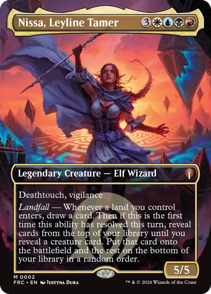 Nissa, Leyline Tamer (Borderless) | Commander: Reality Fracture #2
