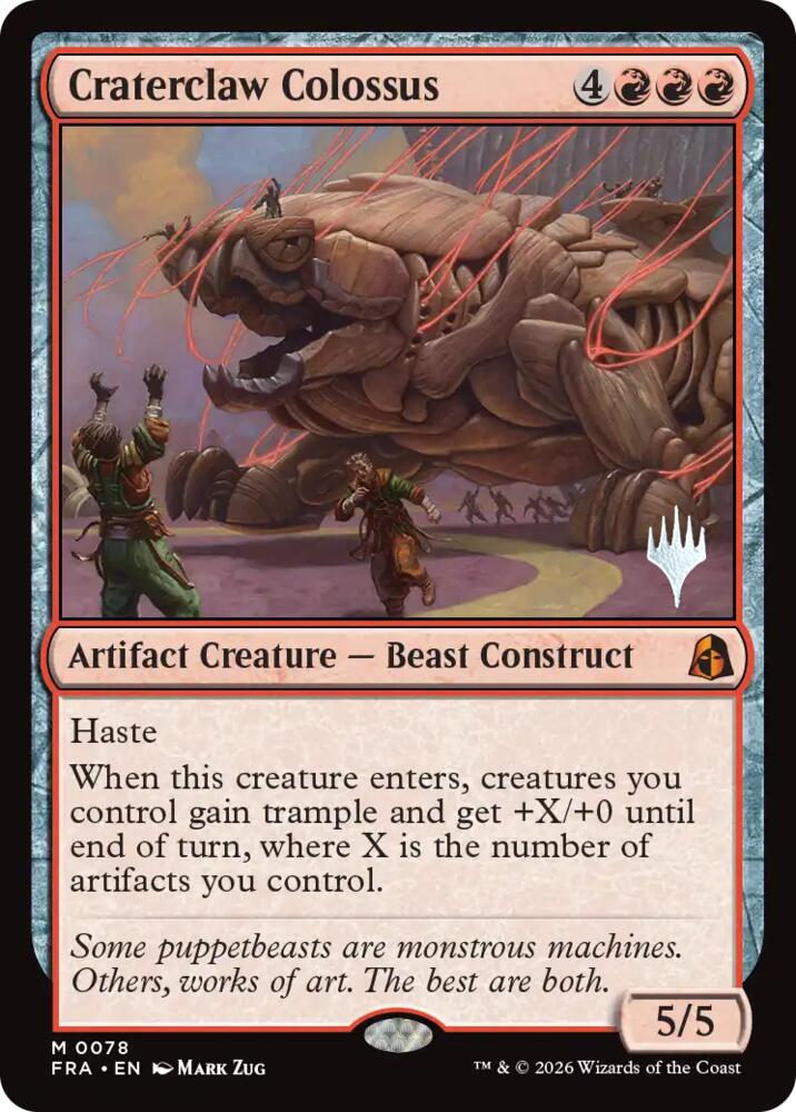 Craterclaw Colossus | Promo Pack: Reality Fracture #78