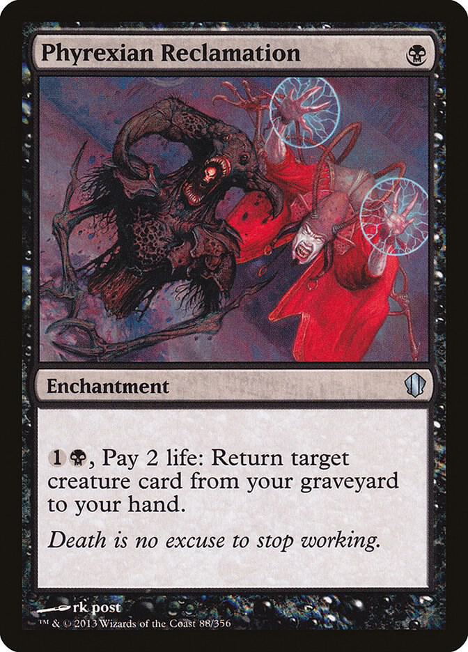 Phyrexian Reclamation | Commander 2013 #88