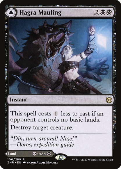 Hagra Mauling // Hagra Broodpit | Zendikar Rising #106