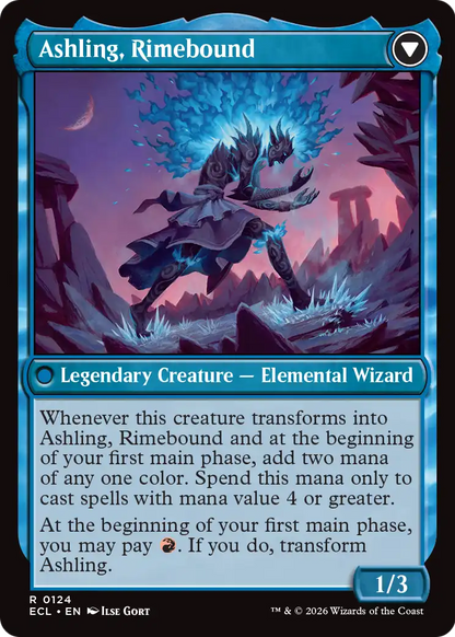 Ashling, Rekindled // Ashling, Rimebound | Lorwyn Eclipsed #124