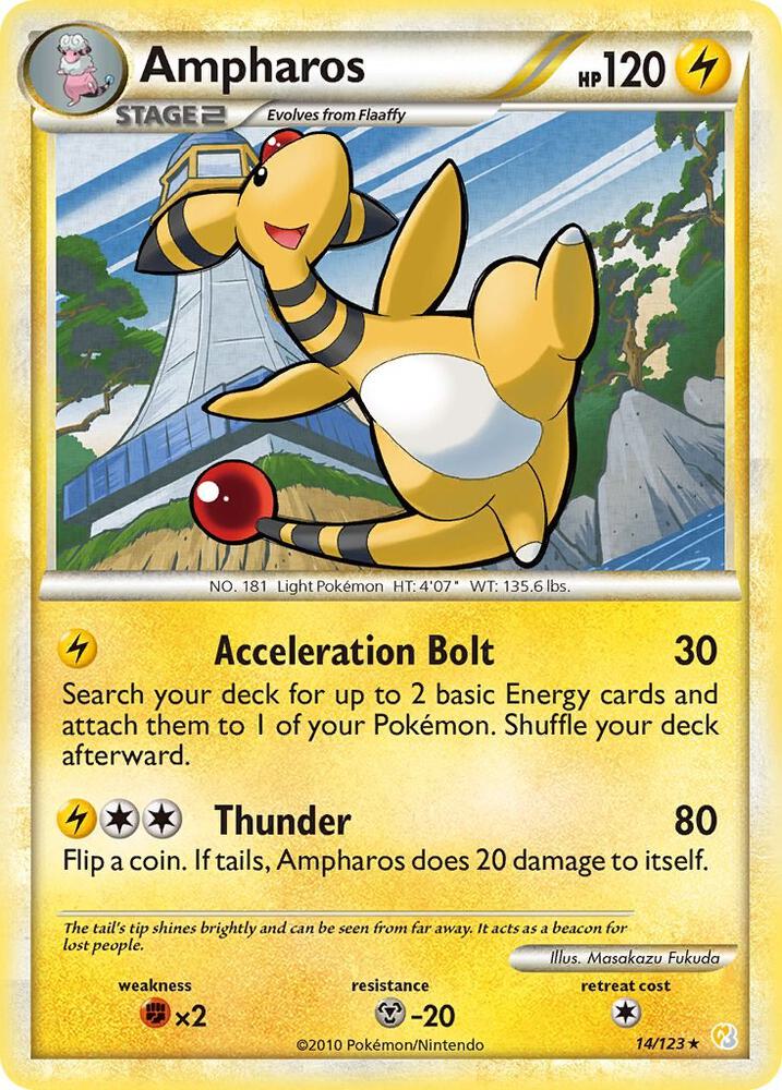 Ampharos | HeartGold SoulSilver #14/123
