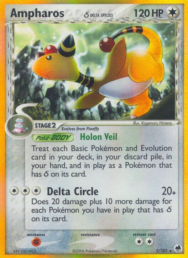 Ampharos (Delta Species) | EX Dragon Frontiers #1/101