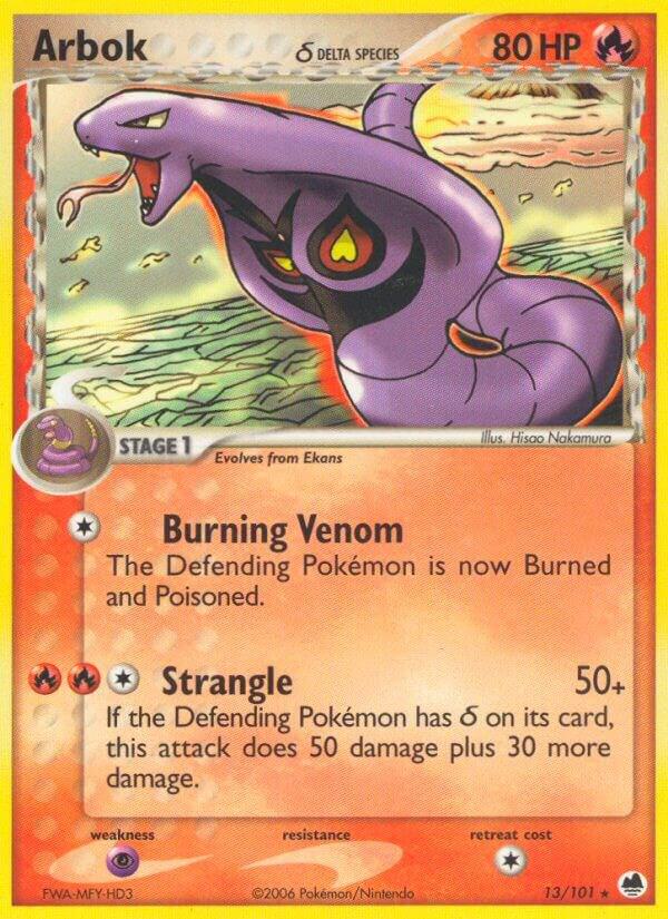 Arbok (Delta Species) | EX Dragon Frontiers #13/101