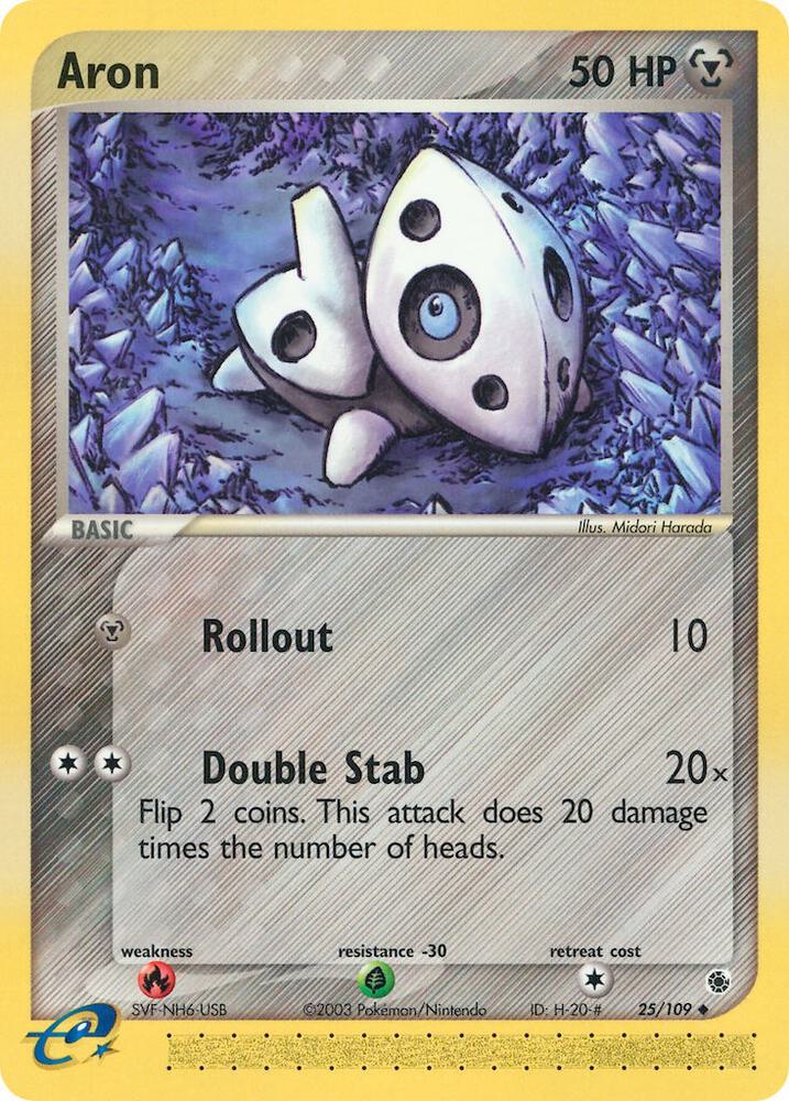Aron - 25/109 | EX Ruby and Sapphire #25/109