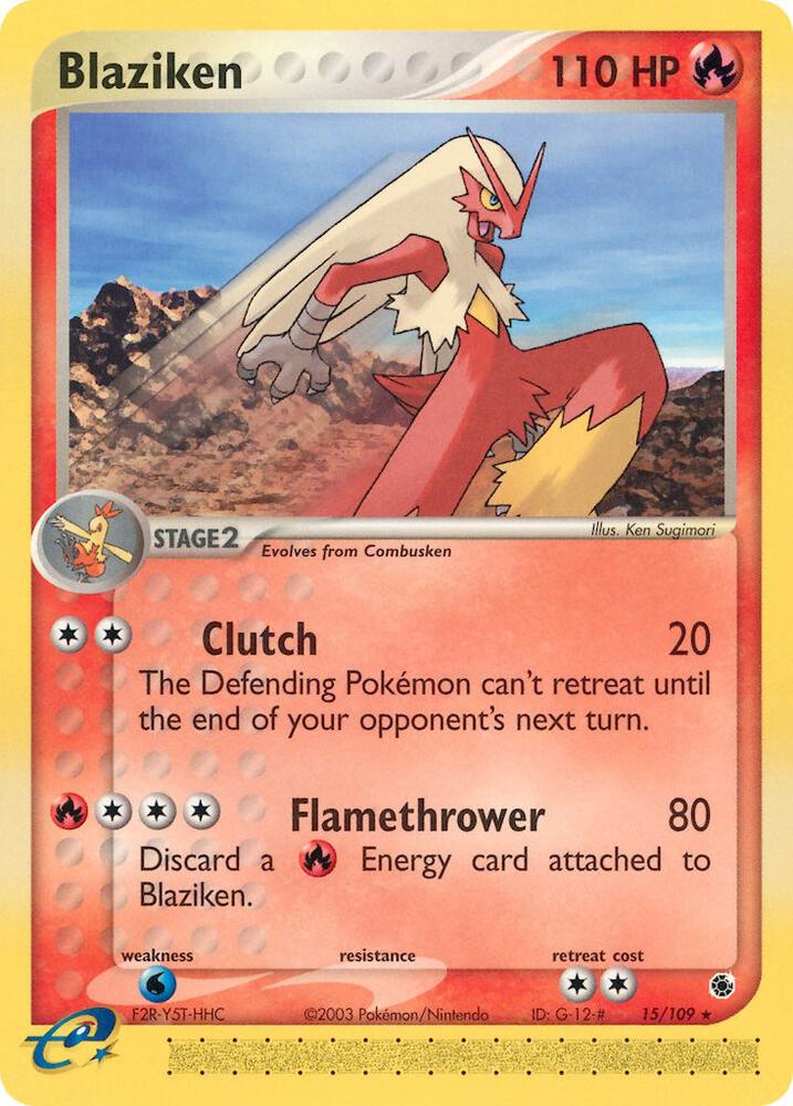 Blaziken - 15/109 | EX Ruby and Sapphire #15/109