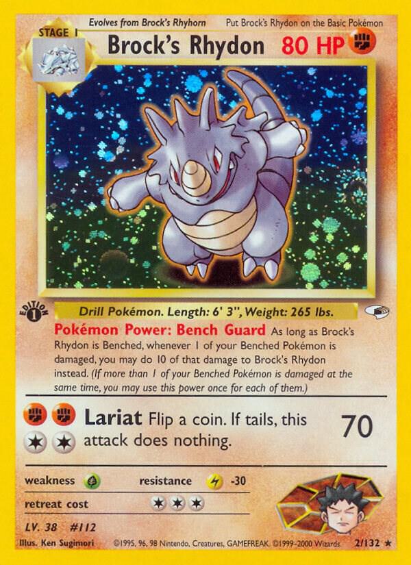 Brock's Rhydon | Gym Heroes #002/132
