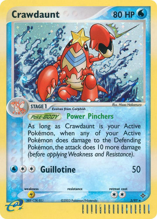 Crawdaunt - 3/97 | EX Dragon #3/97