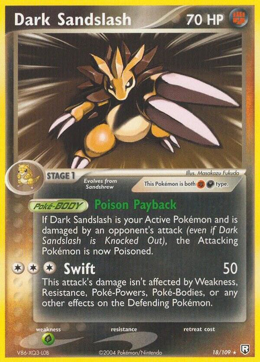 Dark Sandslash | EX Team Rocket Returns #18/109