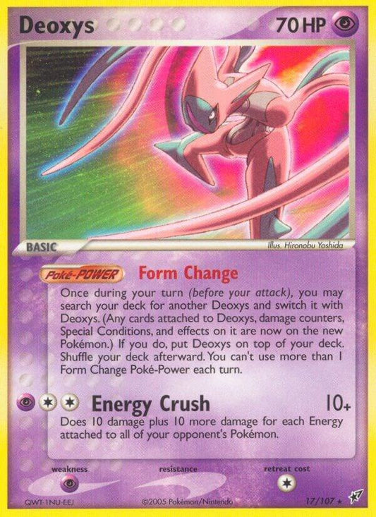 Deoxys (Attack Forme) | EX Deoxys #17/107
