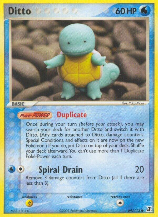 Ditto - 64/113 (Squirtle) | EX Delta Species #064/113