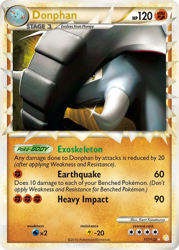 Donphan (Prime) | HeartGold SoulSilver #107/123