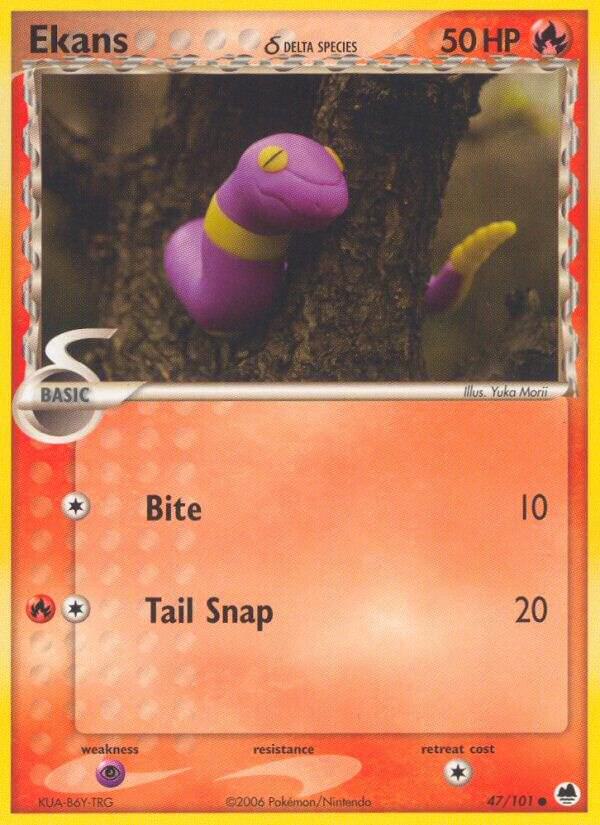 Ekans (Delta Species) | EX Dragon Frontiers #47/101