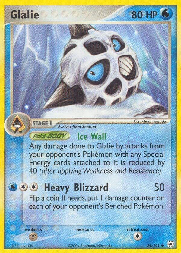 Glalie | EX Hidden Legends #34/101