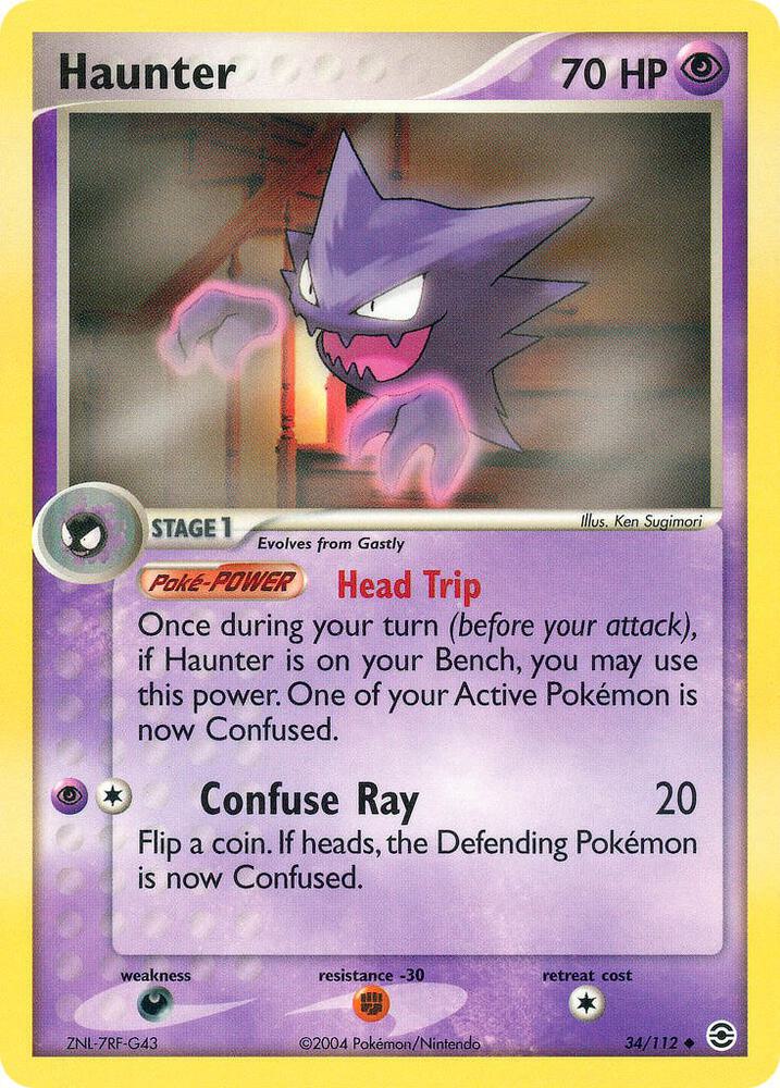 Haunter | EX FireRed & LeafGreen #34/112