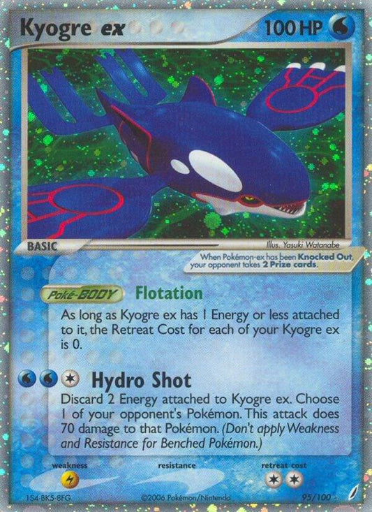 Kyogre ex | EX Crystal Guardians #95/100