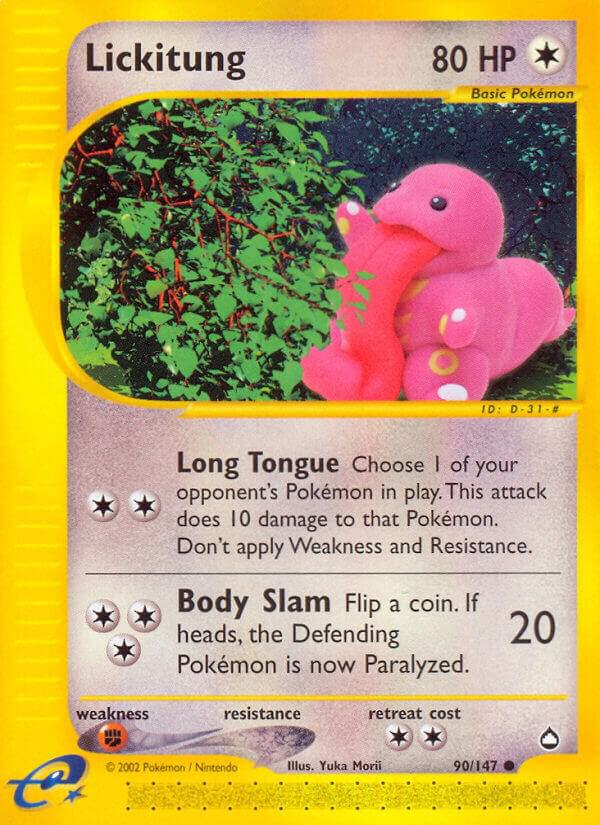 Lickitung | Aquapolis #090/147