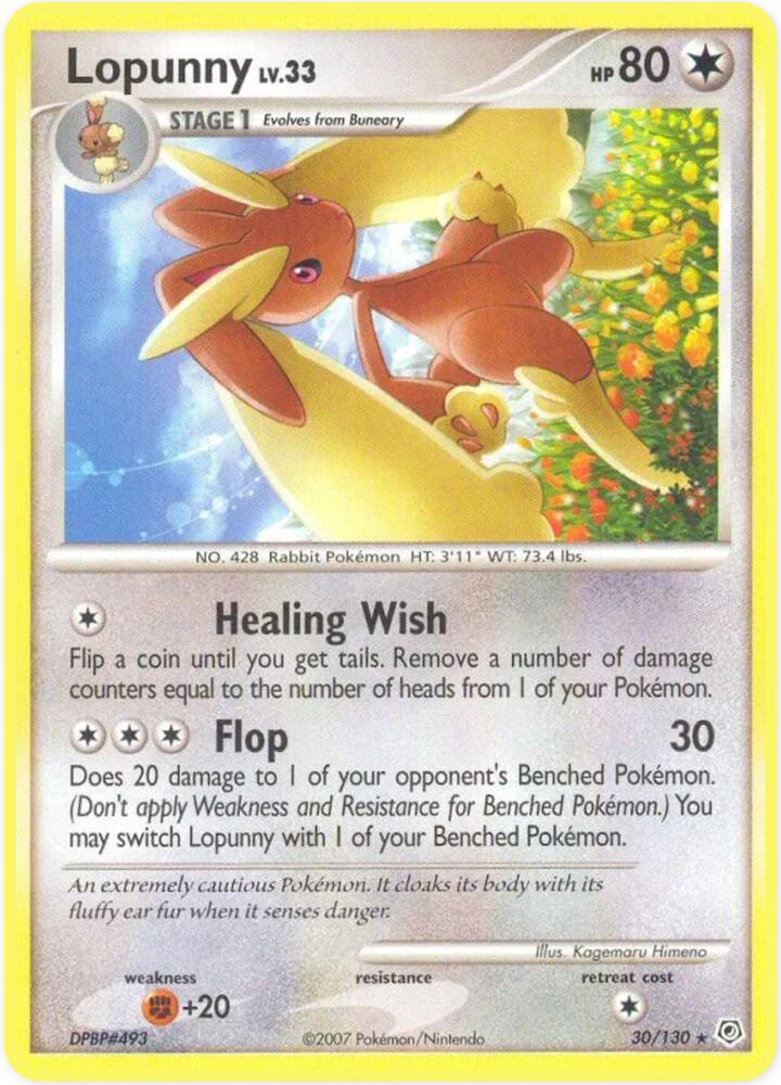 Lopunny | Diamond and Pearl #30/130