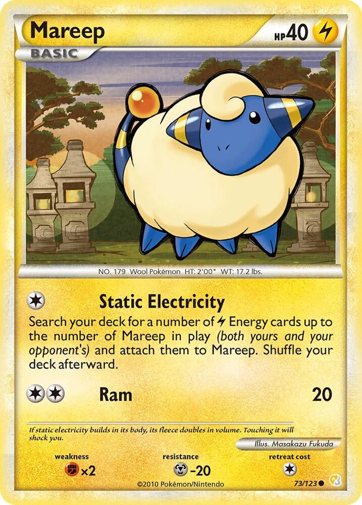 Mareep | HeartGold SoulSilver #73/123