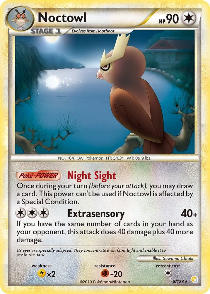 Noctowl | HeartGold SoulSilver #8/123