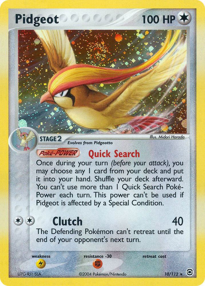 Pidgeot | EX FireRed & LeafGreen #10/112