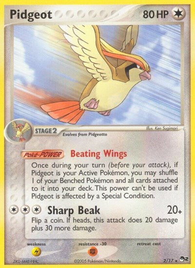Pidgeot | POP Series 2 #002/017