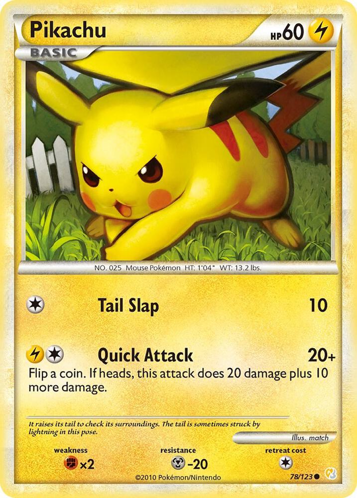Pikachu | HeartGold SoulSilver #78/123