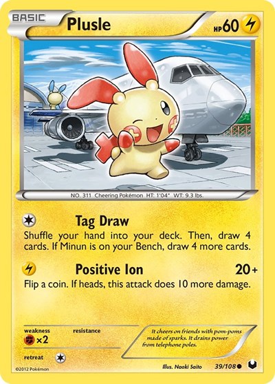 Plusle | Dark Explorers #39/108