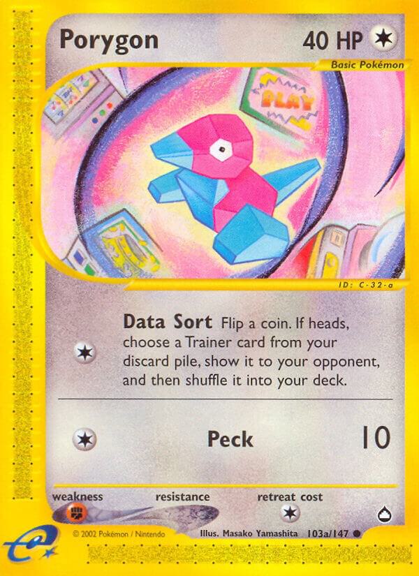 Porygon (103a) | Aquapolis #103a/147